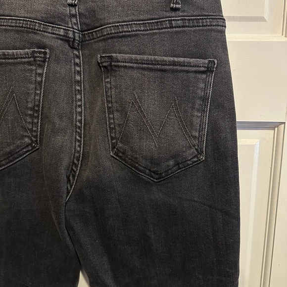 MOTHER The Hustler High Waist Fray Hem Ankle Bootcut Jeans - Picture 10 of 13